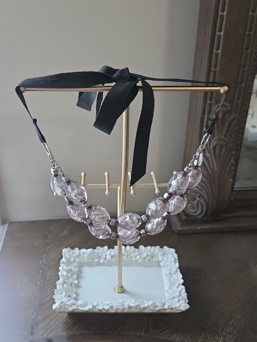 Elegant  Crystal Statement Necklace
